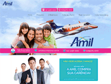 Tablet Screenshot of amilplanos.com.br